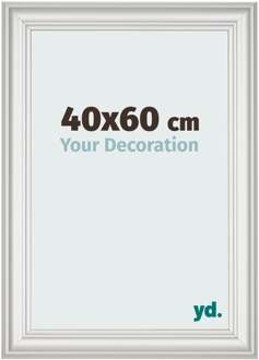 Fotolijst 40x60 cm - Wit Geveegd - MDF - Lazio