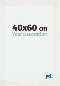 Fotolijst 40x60 cm - Wit Geveegd - MDF - Mura