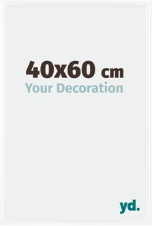 Fotolijst 40x60 cm - Wit Hoogglans - Kunststof - Bordeaux