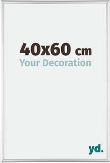 Fotolijst 40x60 cm - Zilver Glanzend - Aluminium - Austin