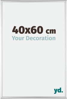 Fotolijst 40x60 cm - Zilver Hoogglans - Aluminium - Kent