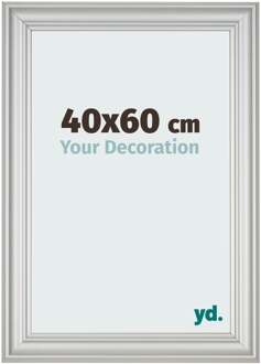 Fotolijst 40x60 cm - Zilver Mat - MDF - Lazio