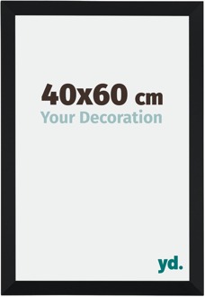 Fotolijst 40x60 cm - Zwart Mat - MDF - Catania