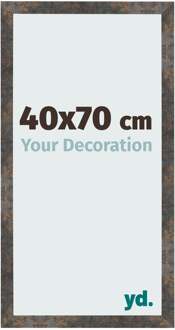 Fotolijst 40x70 cm - Geoxideerd Metaal - MDF - Bologna