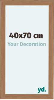 Fotolijst 40x70 cm - Noten- Hout - Licht - MDF - Como Notenhout Licht