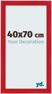 Fotolijst 40x70 cm - Rood - MDF - Pisa