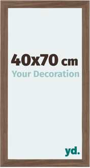 Fotolijst 40x70 cm - Walnoot Donker - MDF - Mura