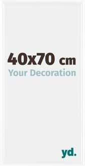 Fotolijst 40x70 cm - Wit Hoogglans - Kunststof - Bordeaux