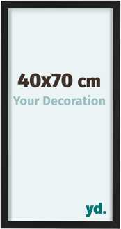 Fotolijst 40x70 cm - Zwart - Aluminium - Virginia