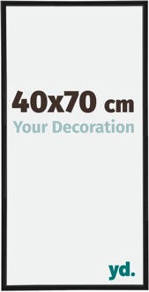 Fotolijst 40x70 cm - Zwart Mat - Kunststof - Annecy
