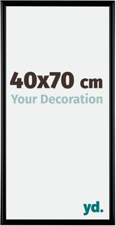 Fotolijst 40x70 cm - Zwart Mat - Kunststof - Bordeaux