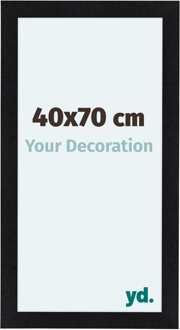 Fotolijst 40x70 cm - Zwart Mat - MDF - Como