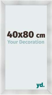 Fotolijst 40x80 cm - Aluminium Geborsteld - MDF - Pisa