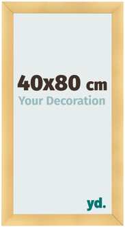 Fotolijst 40x80 cm - Goud Mat - MDF - Pisa
