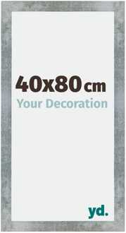 Fotolijst 40x80 cm - IJzer Geveegd - MDF - Mura