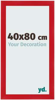 Fotolijst 40x80 cm - Rood - MDF - Pisa