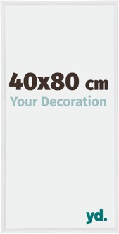 Fotolijst 40x80 cm - Wit Hoogglans - Kunststof - Annecy