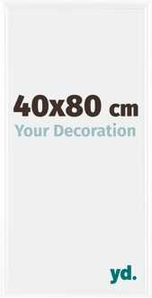 Fotolijst 40x80 cm - Wit Hoogglans - Kunststof - Bordeaux