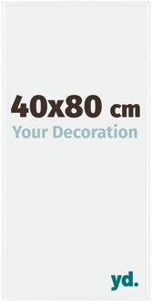 Fotolijst 40x80 cm - Wit Hoogglans - Kunststof - Evry