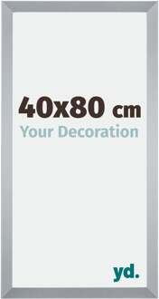 Fotolijst 40x80 cm - Zilver Glans - MDF - Catania