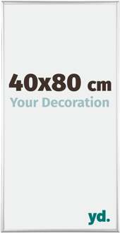 Fotolijst 40x80 cm - Zilver Glanzend - Aluminium - Austin