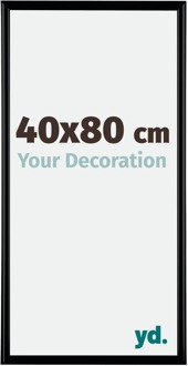 Fotolijst 40x80 cm - Zwart Mat - Kunststof - Bordeaux