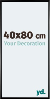 Fotolijst 40x80 cm - Zwart Mat - Kunststof - Evry