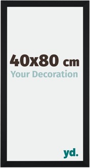 Fotolijst 40x80 cm - Zwart Mat - MDF - Catania