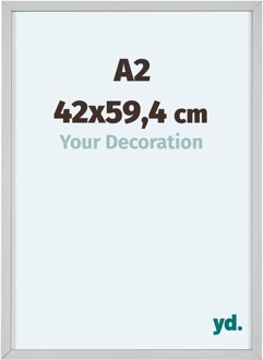 Fotolijst 42x59,4 cm - Wit - Aluminium - Virginia - 42x59.4 cm