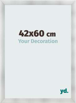 Fotolijst 42x60 cm - Aluminium Geborsteld - MDF - Pisa