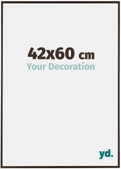 Fotolijst 42x60 cm - Antraciet - Kunststof - Evry