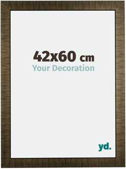 Fotolijst 42x60 cm - Champagne Geborsteld - Hout - Leeds