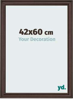 Fotolijst 42x60 cm - Eiken Donker - MDF - Lazio