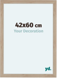 Fotolijst 42x60 cm - Eiken Licht - MDF - Como