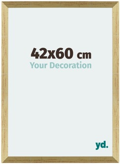 Fotolijst 42x60 cm - Goud Glans - MDF - Mura