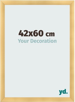 Fotolijst 42x60 cm - Goud Mat - MDF - Pisa