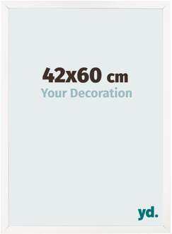 Fotolijst 42x60 cm - Wit Hoogglans - MDF - Bologna