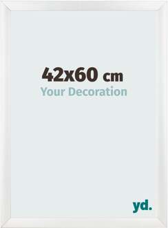 Fotolijst 42x60 cm - Wit Hoogglans - MDF - Pisa