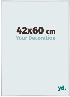 Fotolijst 42x60 cm - Zilver Mat - Aluminium - Kent