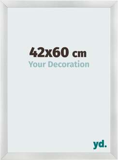 Fotolijst 42x60 cm - Zilver Mat - MDF - Pisa