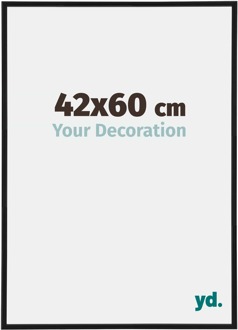 Fotolijst 42x60 cm - Zwart Mat - Kunststof - Annecy