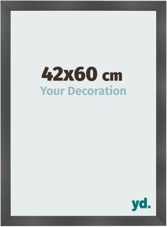 Fotolijst 42x60 cm - Zwart Mat - MDF - Pisa