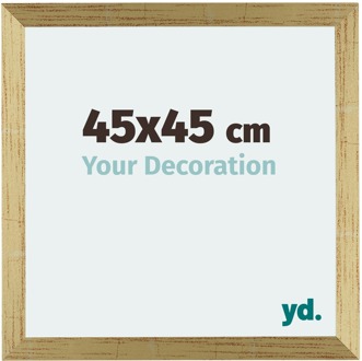 Fotolijst 45x45 cm - Goud Glans - MDF - Mura