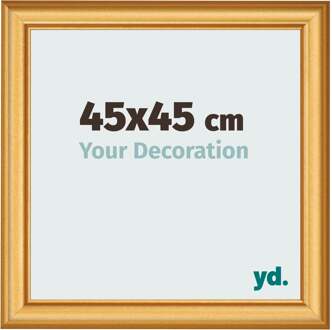 Fotolijst 45x45 cm - Goud Mat - MDF - Lazio