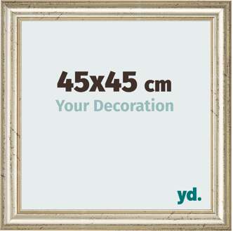Fotolijst 45x45 cm - Metaalglans - MDF - Lazio