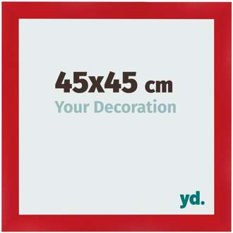 Fotolijst 45x45 cm - Rood - MDF - Pisa