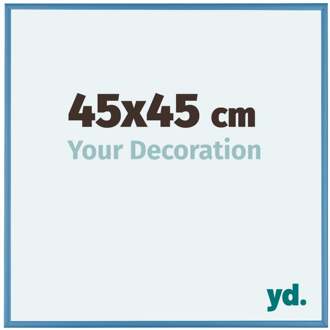 Fotolijst 45x45 cm - Staal Blauw - Aluminium - Kent