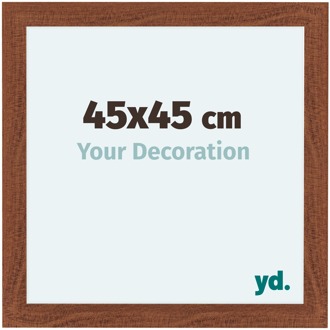 Fotolijst 45x45 cm - Walnoot - MDF - Como