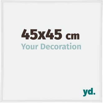 Fotolijst 45x45 cm - Wit Hoogglans - Kunststof - Annecy