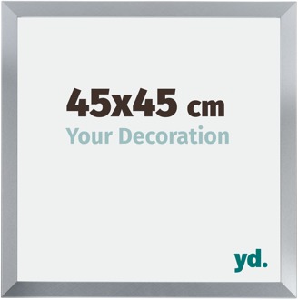 Fotolijst 45x45 cm - Zilver Glans - MDF - Catania